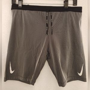 Nike Dri-Fit ADV AeroSwift Gray 1/2 Racing Tights